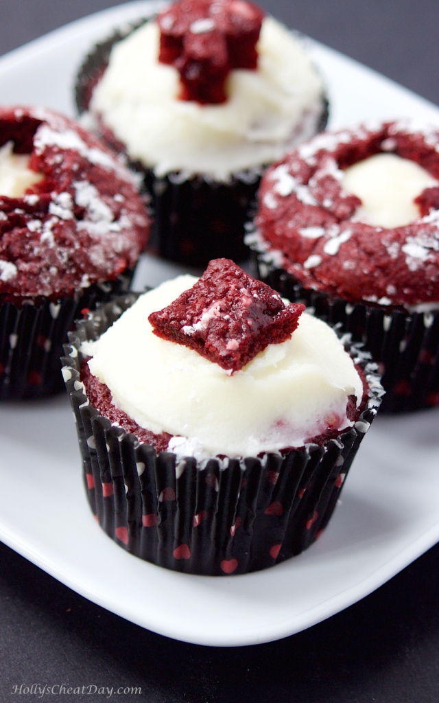 easy-red-velvet-cupcakes | HollysCheatDay.com