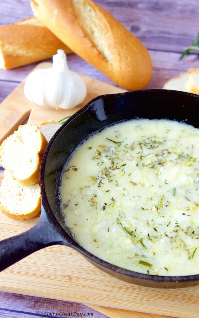 baked-brie-garlic-dip | HollysCheatDay.com