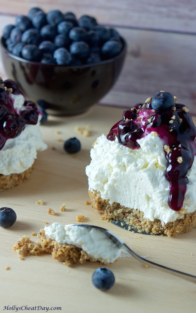 no-bake-blueberry-cheesecake| HollysCheatDay.com