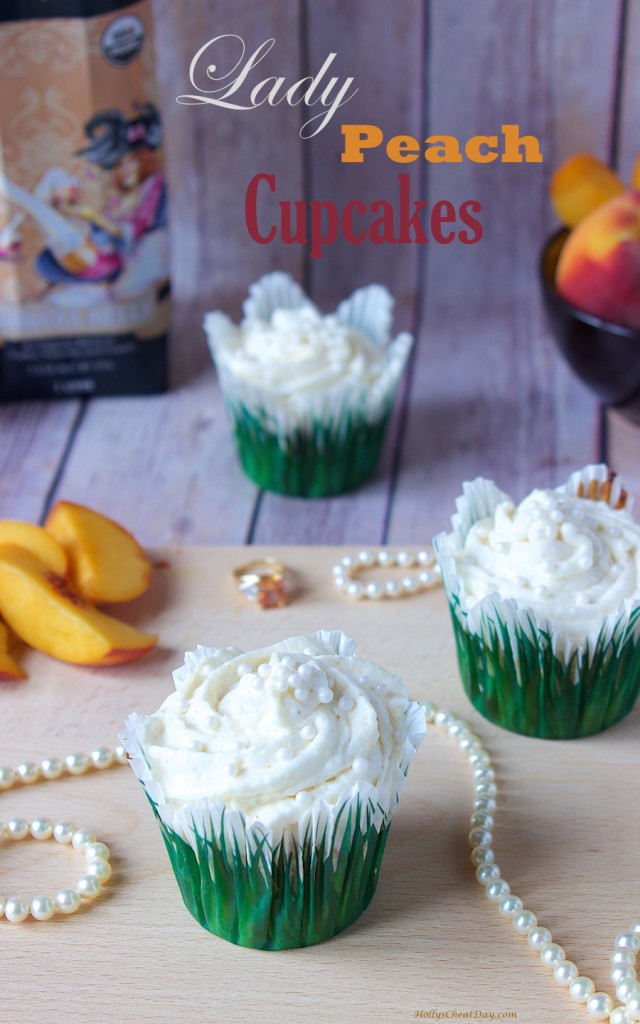 Lady-Peach-Cupcakes| HollysCheatDay.com