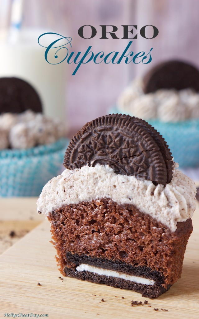 Oreo-Cupcakes| HollysCheatDay.com