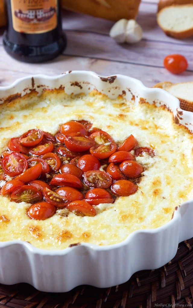 baked-goat-cheese-dip| HollysCheatDay.com