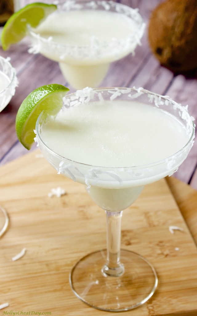 creamy-coconut-margaritas| HollysCheatDay.com