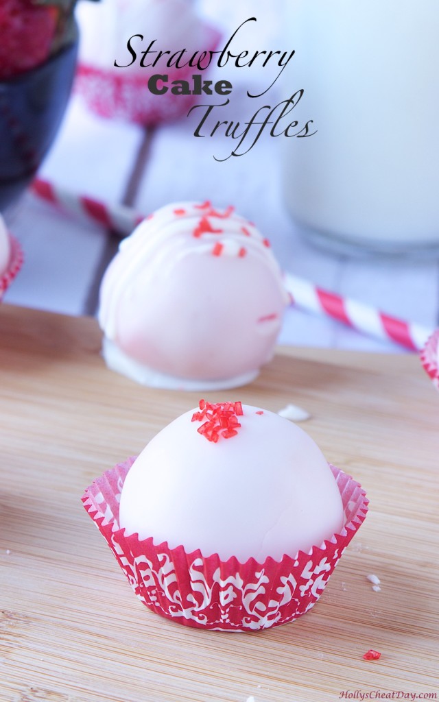 strawberry -cake-truffles| HollysCheatDay.com