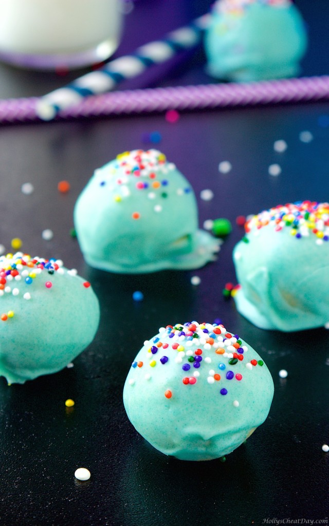 birthday-cake-truffles| HollysCheatDay.com