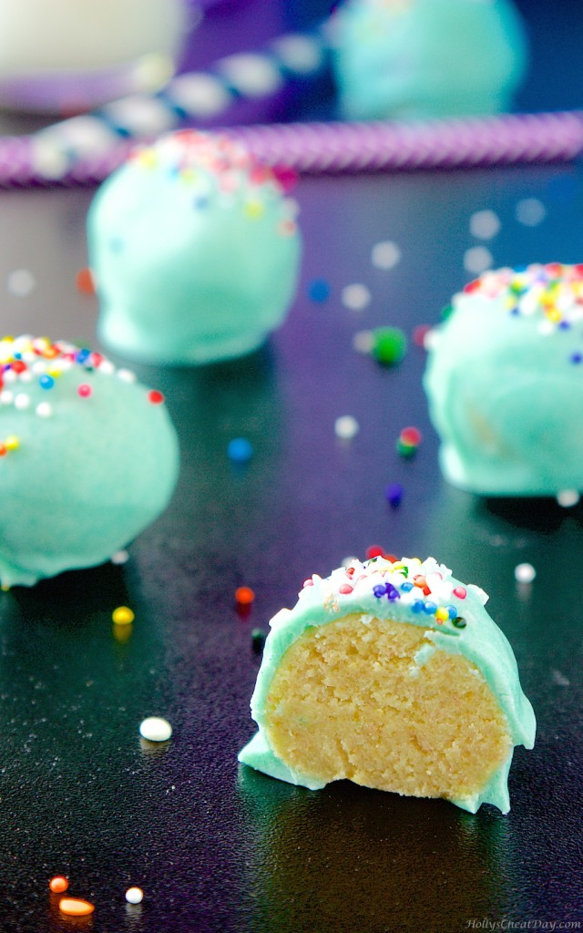 birthday-cake-truffles| HollysCheatDay.com