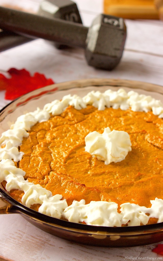 protein-pumpkin-pie| HollysCheatDay.com