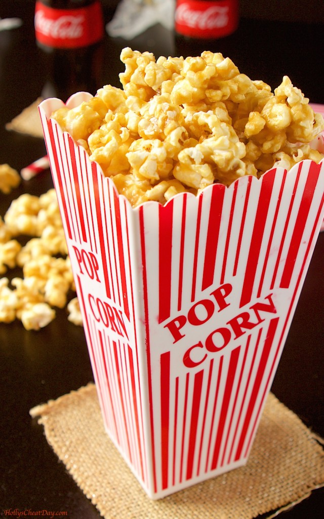 easy-caramel-popcorn| HollysCheatDay.com