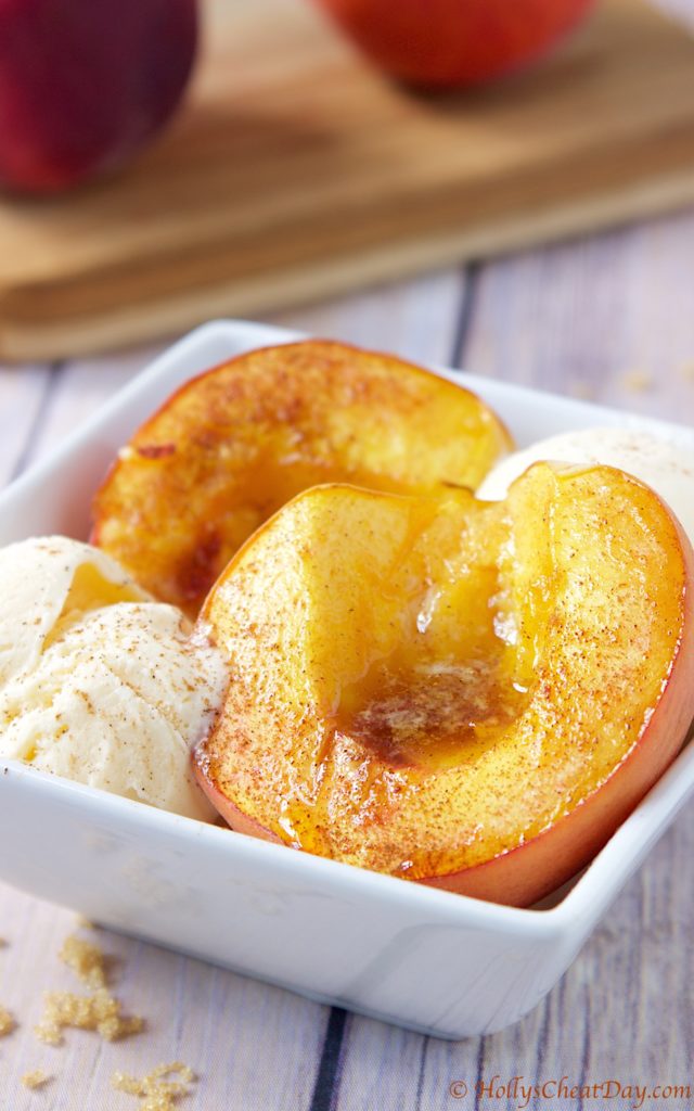 easy-baked-peaches| HollysCheatDay.com
