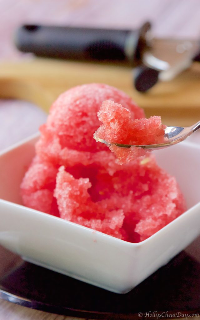 easy-watermelon-sorbet| HollysCheatDay.com