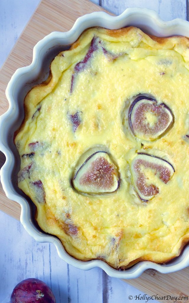 crustless-bacon-fig-goat-cheese-quiche-ovh| HollysCheatDay.com
