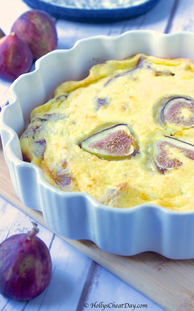 crustless-bacon-fig-goat-cheese-quiche| HollysCheatDay.com