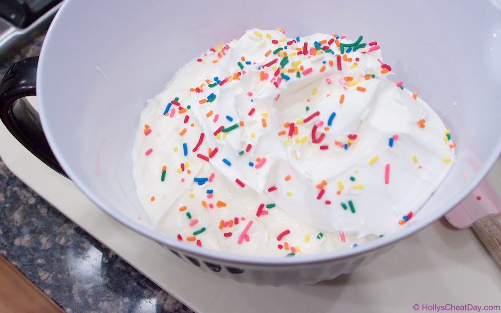 funfetti-cake-dip| HollysCheatDay.com