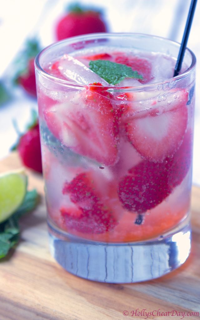 strawberry-gin-and-tonic | HollysCheatDay.com