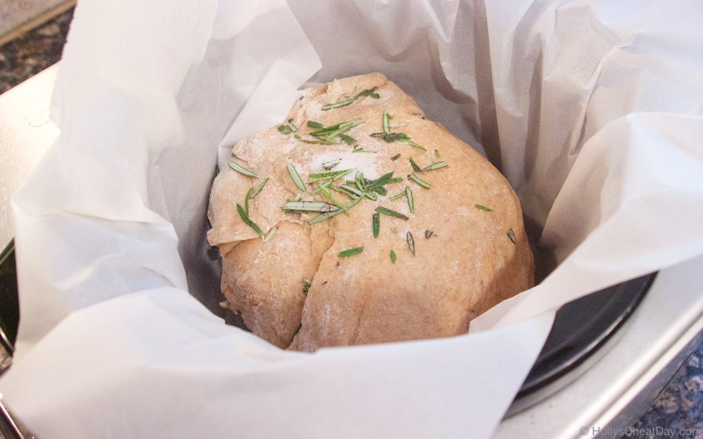 crockpot-rosemary-bread | HollysCheatDay.com